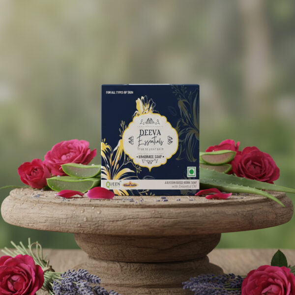 Handmade Rose, Aloe Vera, Lavender Soaps (Pack of 3)