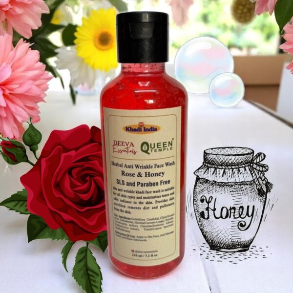 ROSE & HONEY Herbal Face Wash 210ml