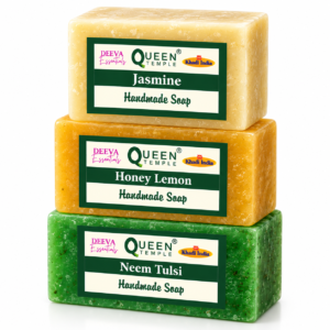 Herbal Handmade Soap Set of 3 By Queen Temple