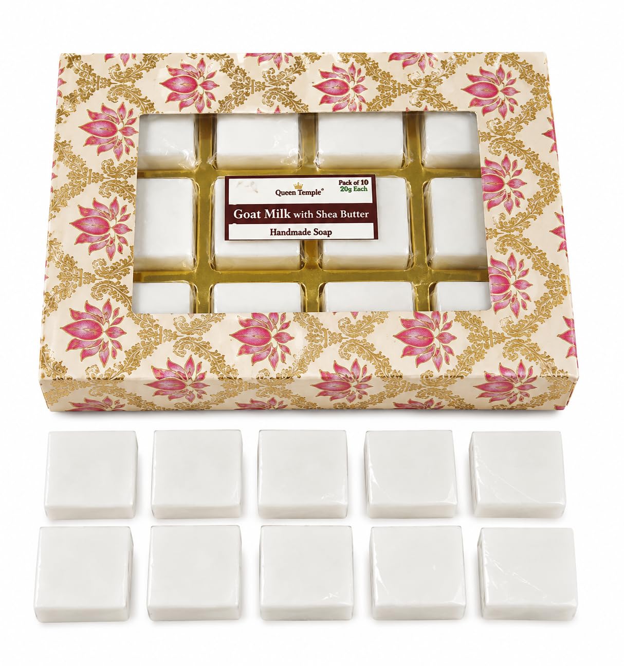 Goat Milk Soap Pack of 12 (25g Each) | Moisturizing Bath Soap for Dry & Sensitive Skin | Handmade Natural Soap with Goat Milk | Gentle Cleansing & Nourishing Skin Care Bar - Image 7