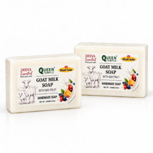 Goat Milk Handmade Soap Bar | Pack of 2 (100g Each) |Chemical Free, Paraben Free | All Skin Types