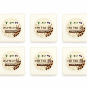 Goat Whey Handmade Soap – Natural Cleansing & Moisturizing Bath Soap | Gentle Soap for Face & Body | Pack of 6 | 25g Each