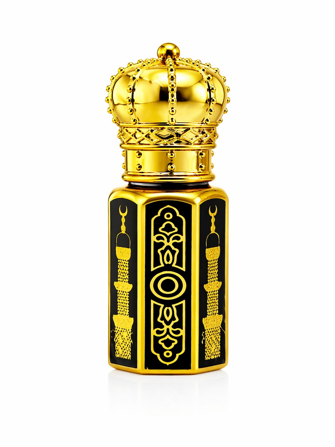 Queen Temple Khadi India Deeva Pure Sandal Premium Attar Roll On 6ml | Sandalwood, Oud, Rose, Almond & Lemongrass Oil Blend | Vanilla, Amber & Natural Musk Fragrance | Long Lasting Unisex Attar Size 6ml