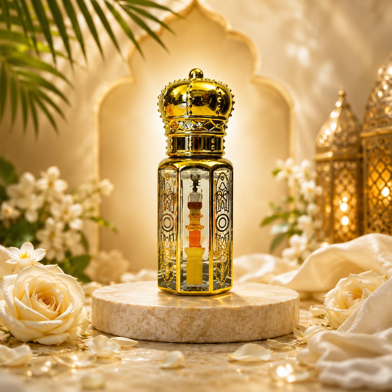 Deeva Firdaus Long Lasting Attar Perfume 6ML | Alcohol Free Concentrated Ittar | Unisex Natural Fragrance Oil for Men & Women | Pocket Size Luxury Arabian Attar for Daily Use & Parties