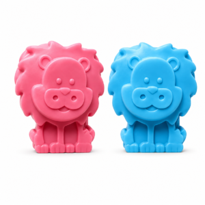 Queen Temple Handmade Goat Milk Toy Soap for Kids – Pack of 2 | Fun Lion-Shaped Bath Soap for Boys & Girls | Gentle, Moisturizing & Nourishing Kids Soap | Mild Daily Bathing Soap