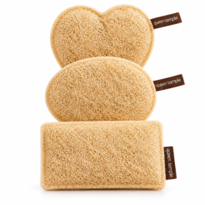 Natural Loofah Pack of 3 Bath Sponge for Body Exfoliation & Deep Cleansing | Handmade Vegetable Loofah Scrubber | Eco Friendly Biodegradable Bath Loofah | Assorted Shapes