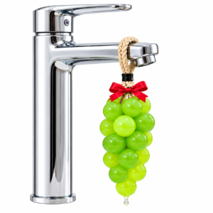 Queen Temple Khadi India Grape Hanging Soap – Handmade Grape Shaped Bath Soap with Hanging Rope Pack of 1